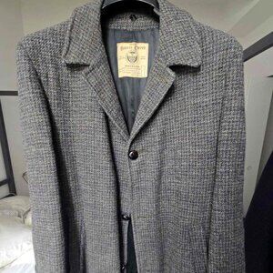 Vintage Harris Tweed Overcoat